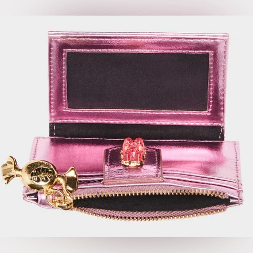 BETSEY JOHNSON Metallic Rose Gummy Bear and Candy Wallet - Picture 3 of 5